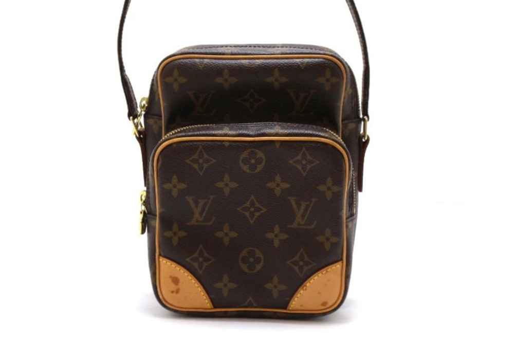 LOUIS VUITTON Amazon Monogram Shoulder Bag Canvas